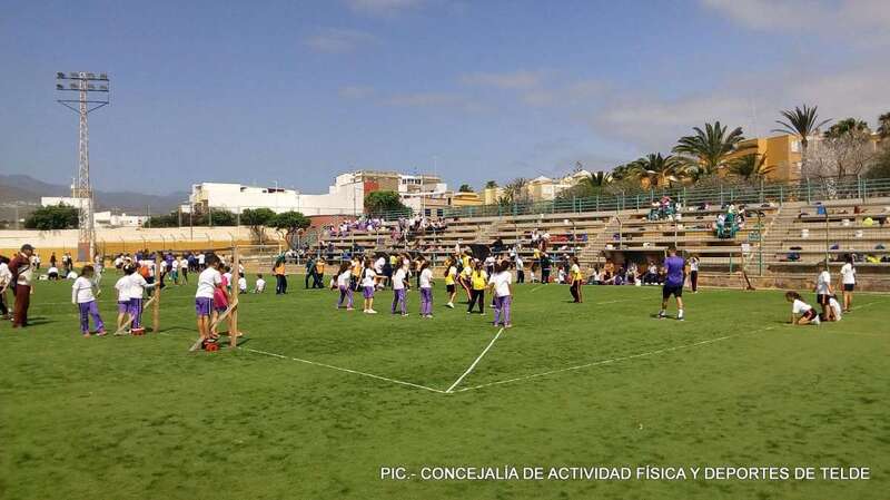 La actividad se desarrolló en el campo municipal de fútbol (Foto TA)